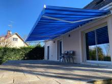 E-Baie Fermetures -  Installation sur-mesure de store ban en alu avec motorisation près de Maintenon 28130